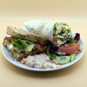 Vegetarian Sandwiches and Wraps Assortment at The Square Cafe & Catering Gloucester, Stroud, Cheltenham, Tewkesbury and The Cotswolds