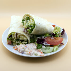 Vegetarian Wraps Assortment at The Square Cafe & Catering Gloucester, Stroud, Cheltenham, Tewkesbury and The Cotswolds